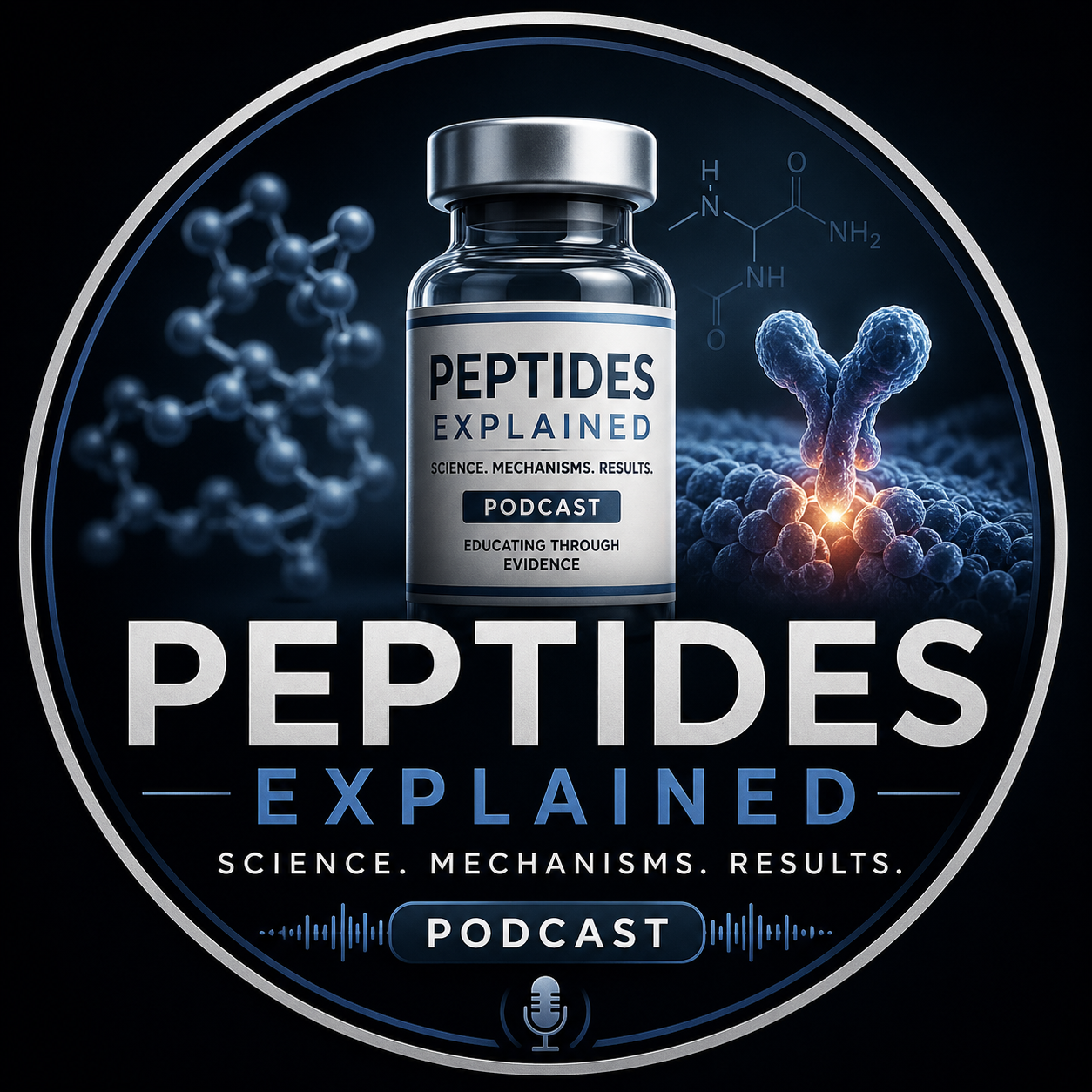 Peptides Explained podcast logo